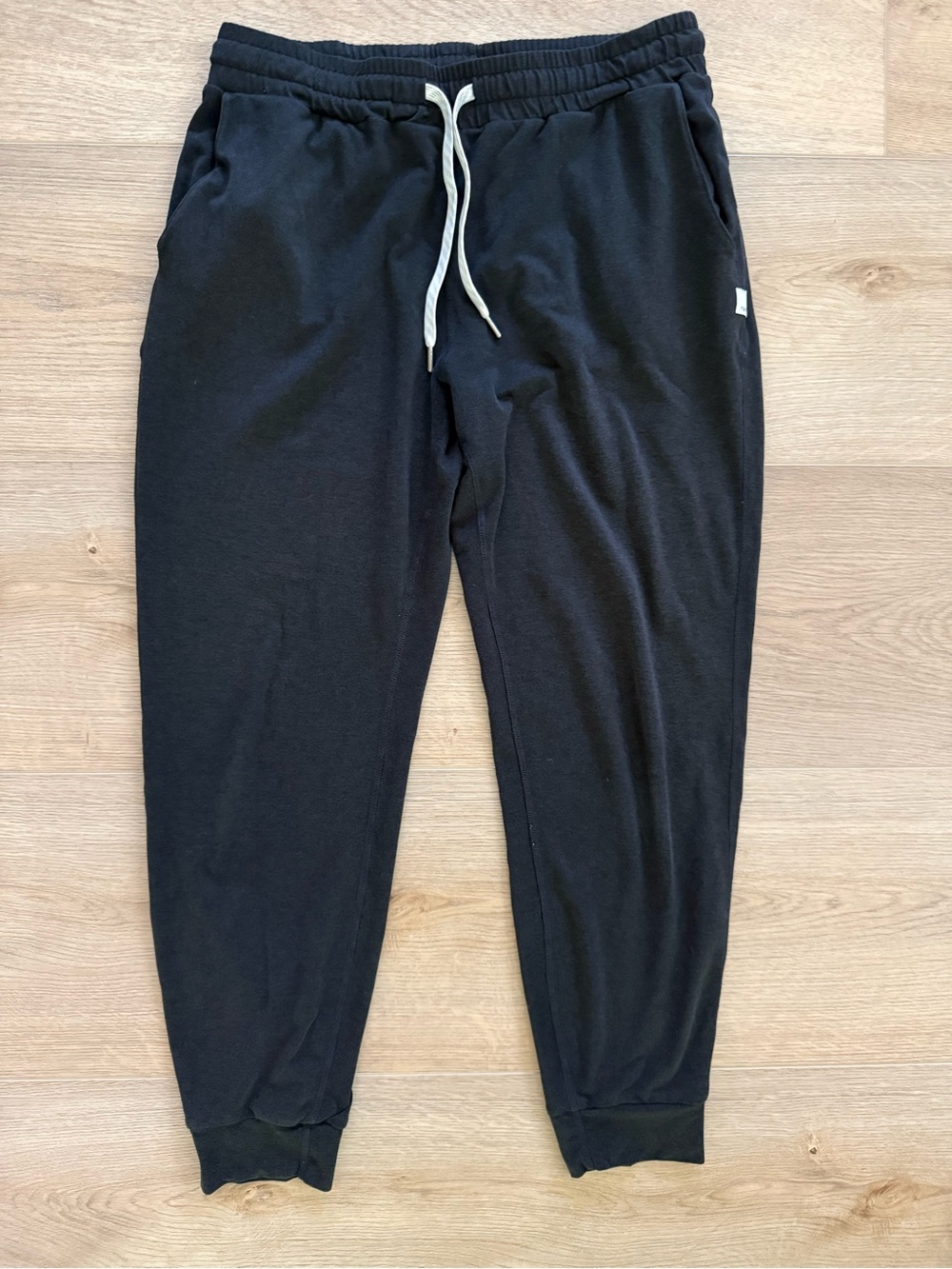 Vuori Performance Jogger DreamKnit Heathered Black Small Athleisure Pants